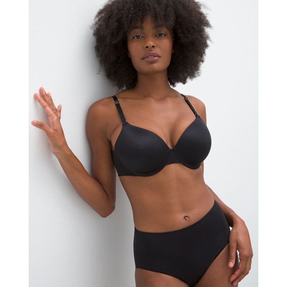 Soma Black Vanishing Back Full Coverage Bra Size 38DD